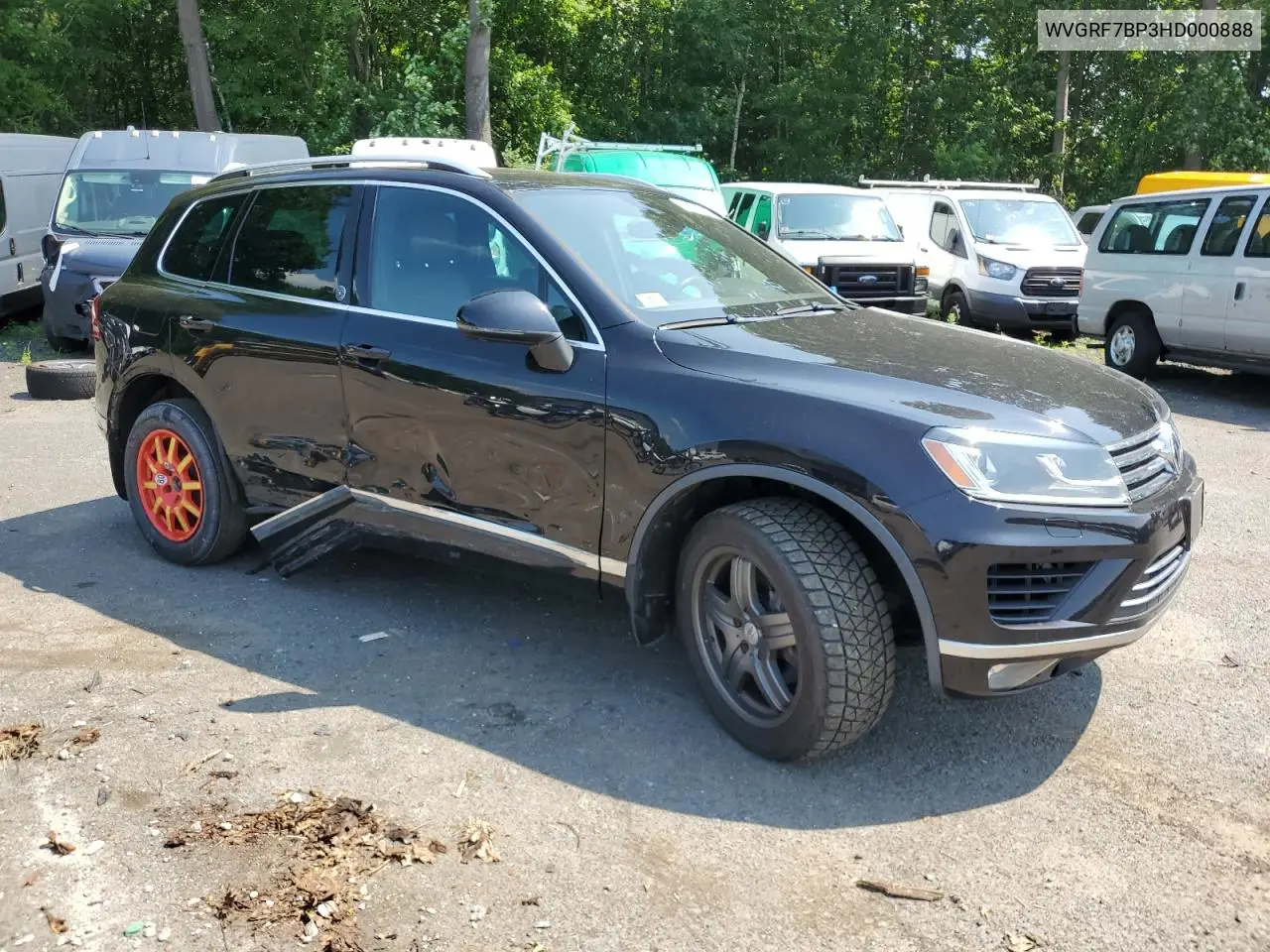 2017 Volkswagen Touareg Wolfsburg VIN: WVGRF7BP3HD000888 Lot: 62648915