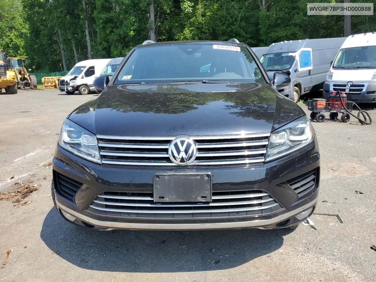 2017 Volkswagen Touareg Wolfsburg VIN: WVGRF7BP3HD000888 Lot: 62648915