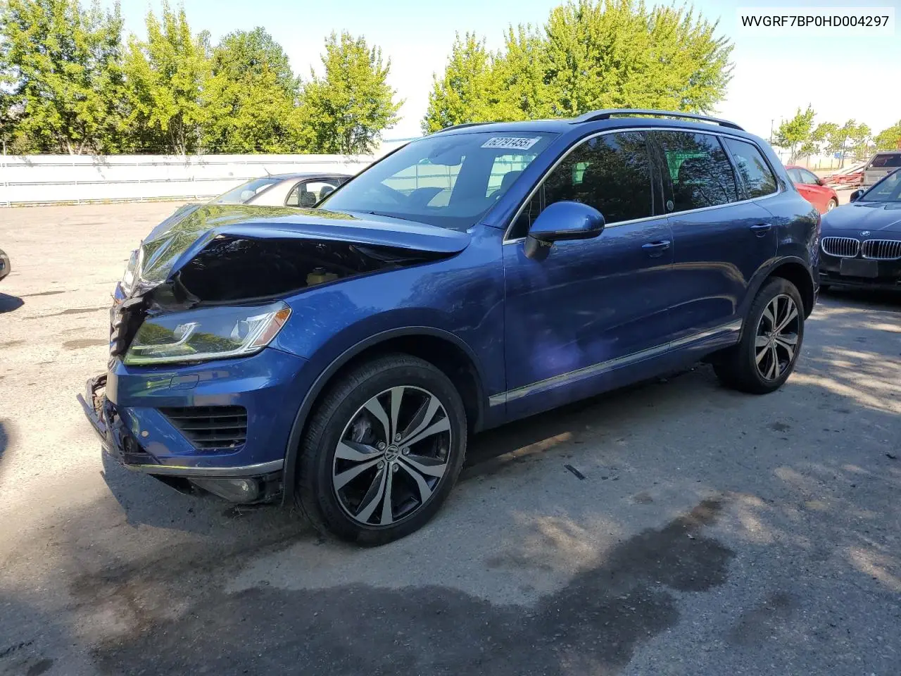 2017 Volkswagen Touareg Wolfsburg VIN: WVGRF7BP0HD004297 Lot: 62791455