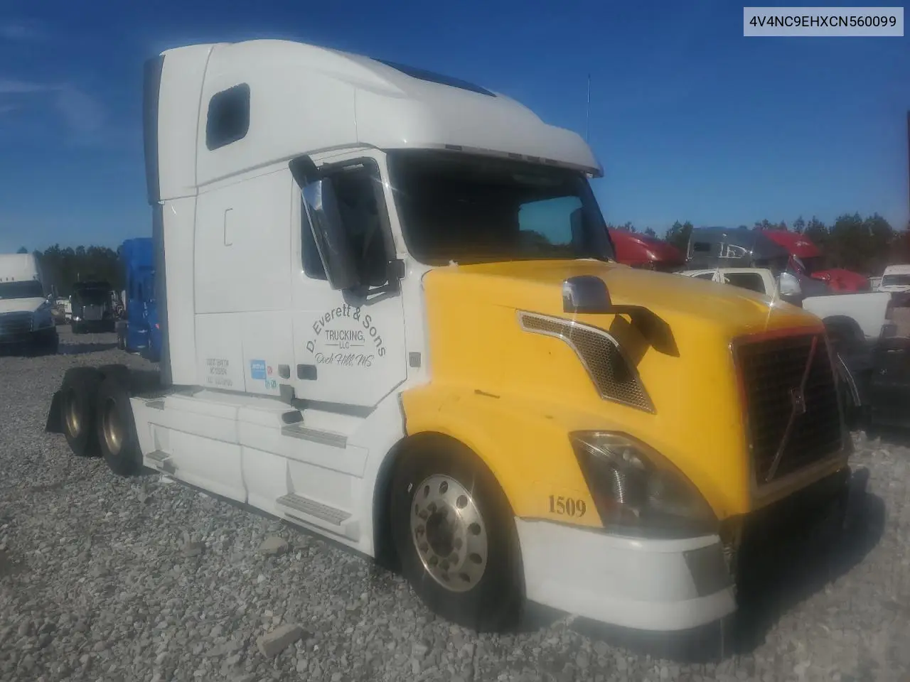 2012 Volvo Vn Vnl VIN: 4V4NC9EHXCN560099 Lot: 45363085
