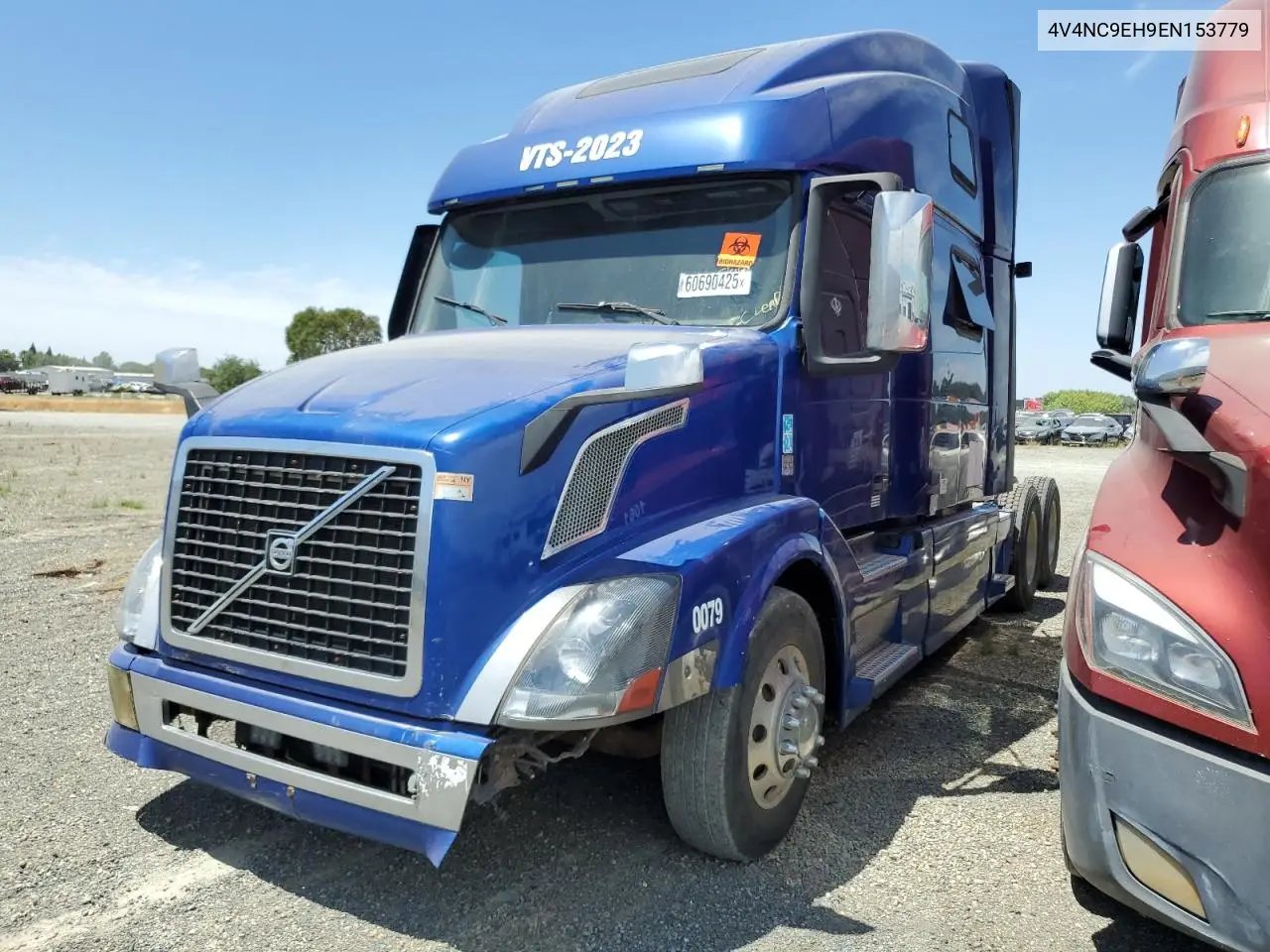2014 Volvo Vn Vnl VIN: 4V4NC9EH9EN153779 Lot: 60690425