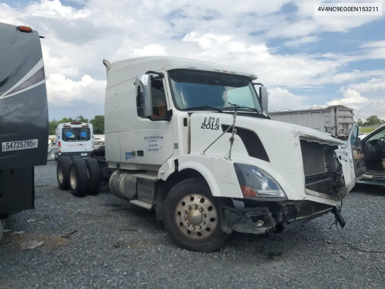 2014 Volvo Vn Vnl VIN: 4V4NC9EG0EN153211 Lot: 61939145