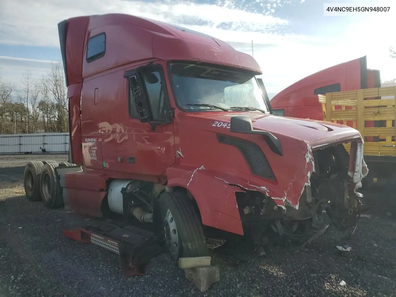 2016 Volvo Vn Vnl VIN: 4V4NC9EH5GN948007 Lot: 44217705