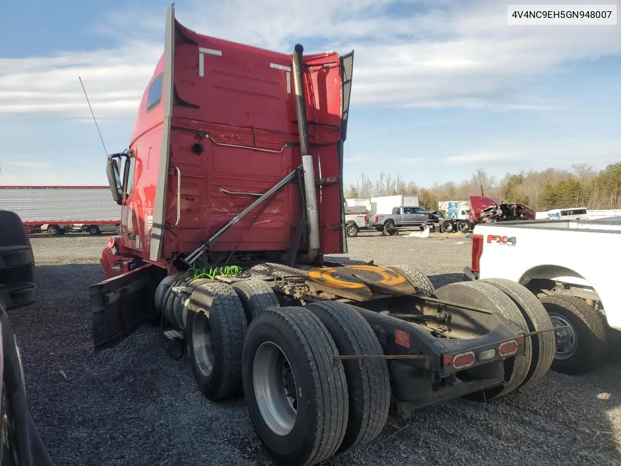 2016 Volvo Vn Vnl VIN: 4V4NC9EH5GN948007 Lot: 44217705