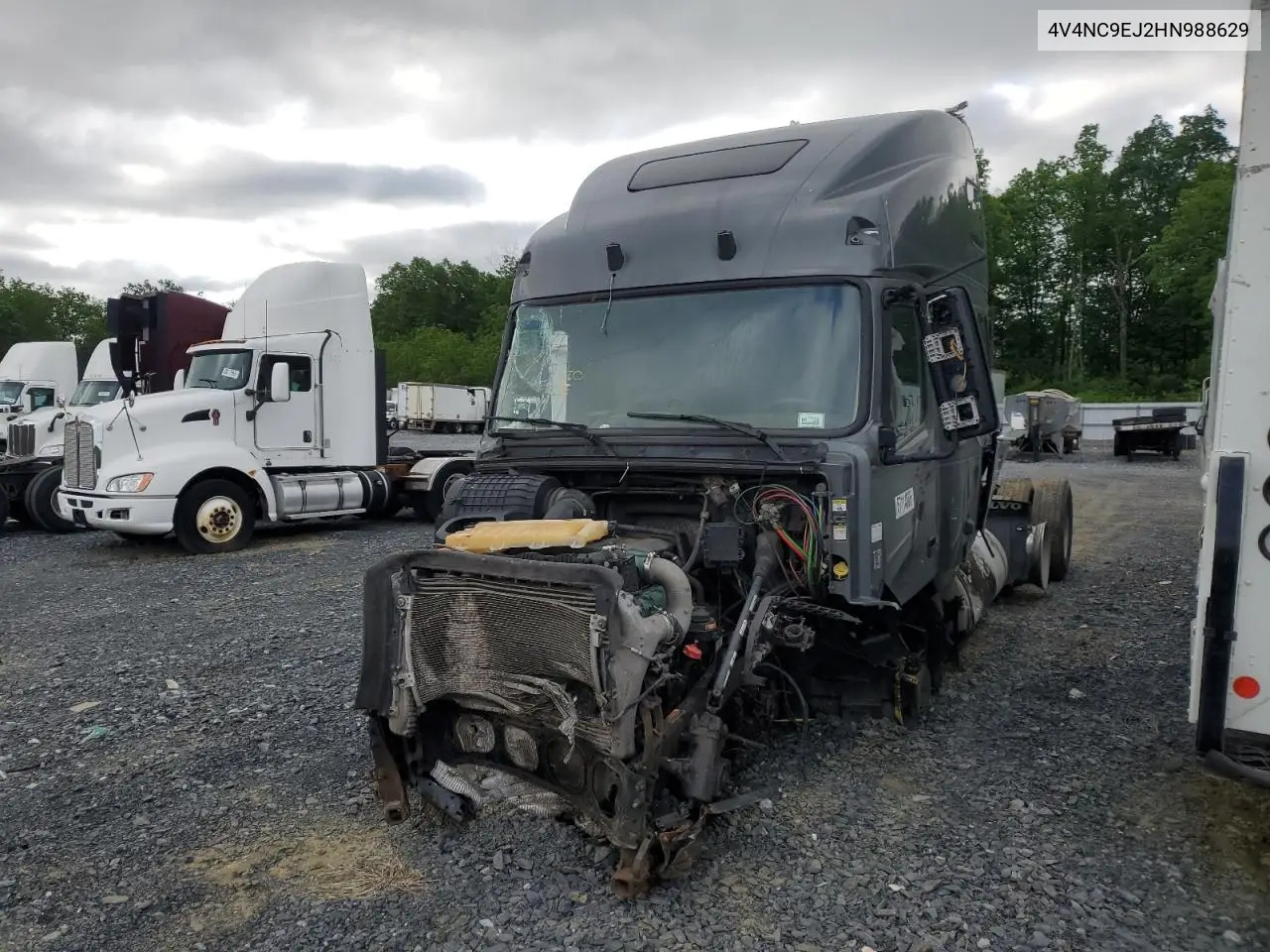 2017 Volvo Vnl Semi Truck VIN: 4V4NC9EJ2HN988629 Lot: 57114865