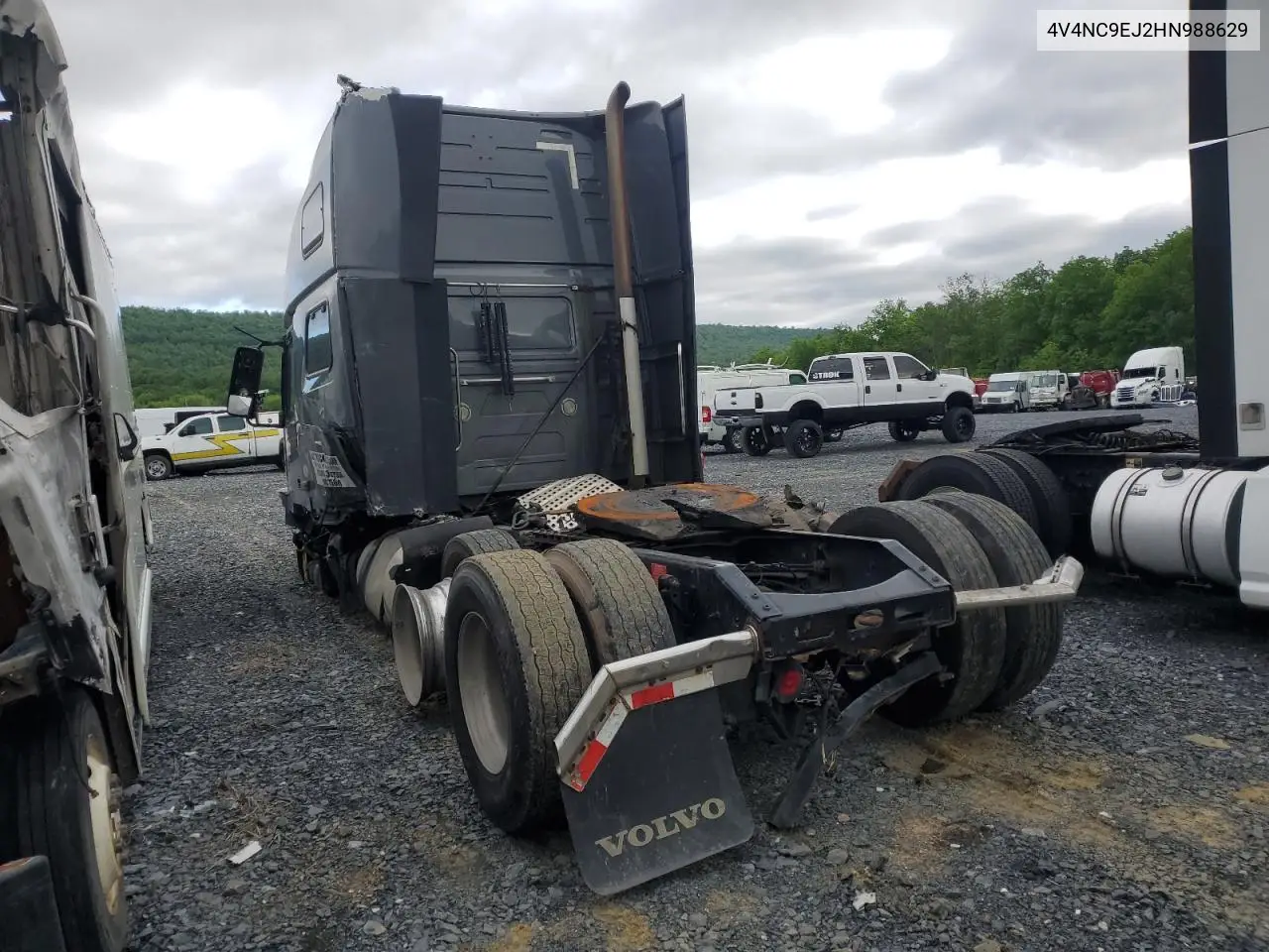 2017 Volvo Vnl Semi Truck VIN: 4V4NC9EJ2HN988629 Lot: 57114865