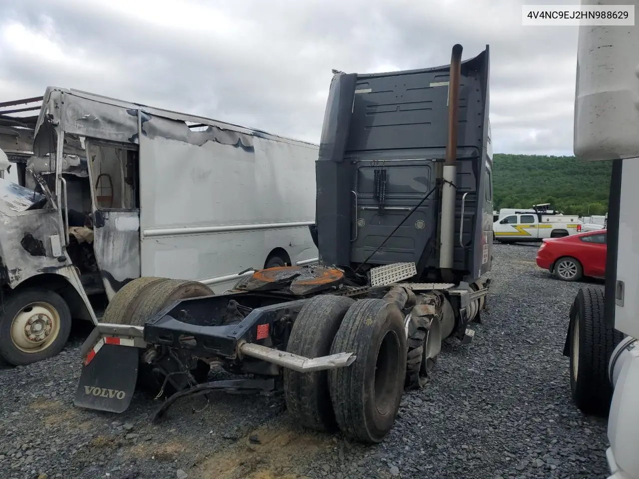 2017 Volvo Vnl Semi Truck VIN: 4V4NC9EJ2HN988629 Lot: 57114865