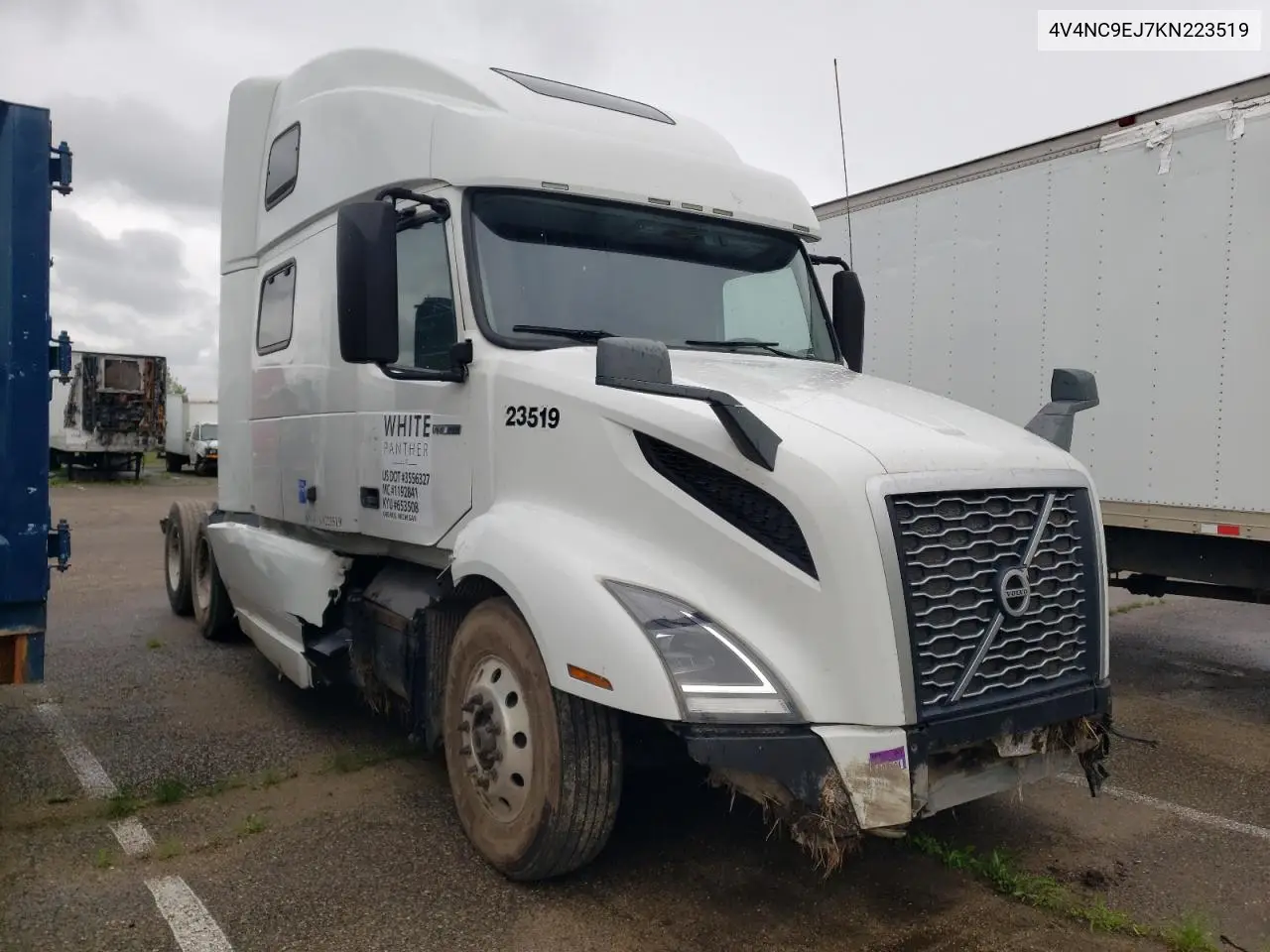 2019 Volvo Vn Vnl VIN: 4V4NC9EJ7KN223519 Lot: 54574295