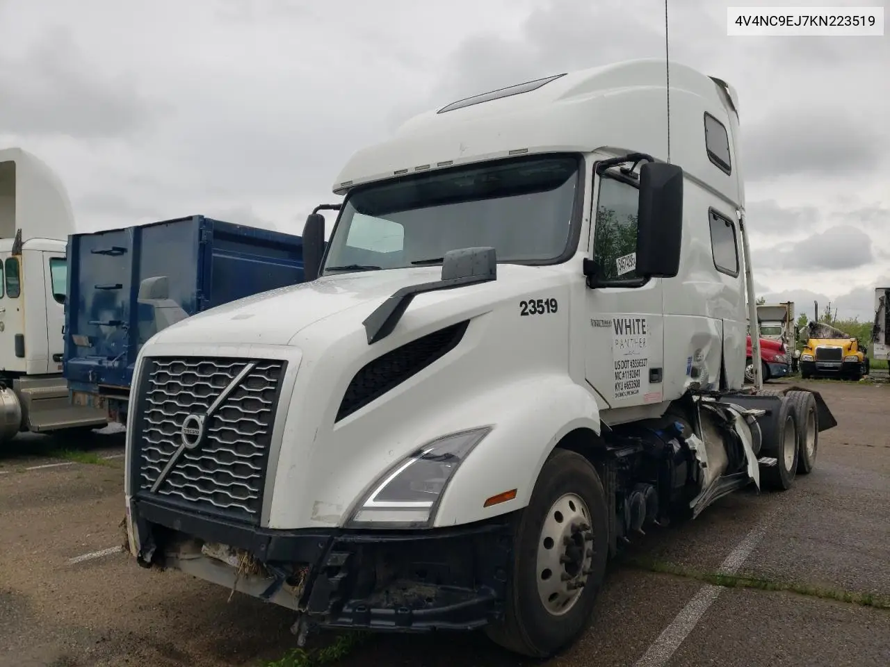 2019 Volvo Vn Vnl VIN: 4V4NC9EJ7KN223519 Lot: 54574295