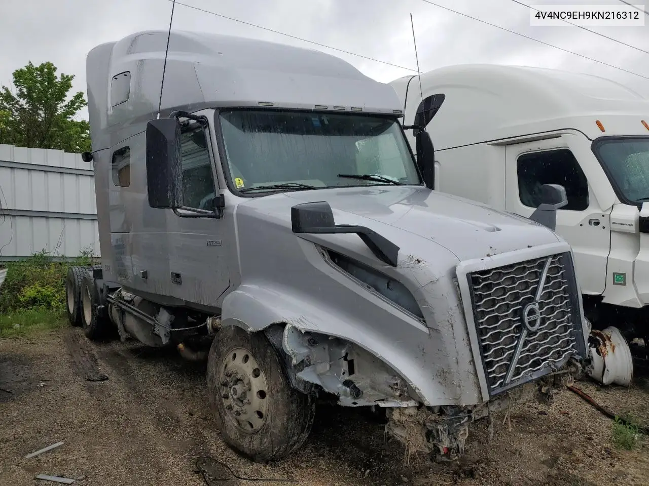 2019 Volvo Vnl Semi Truck VIN: 4V4NC9EH9KN216312 Lot: 55995055