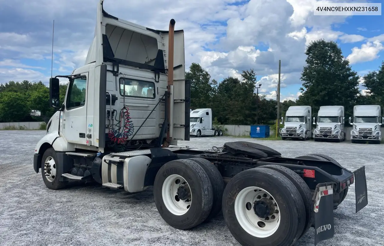 2019 Volvo Vn Vnl VIN: 4V4NC9EHXKN231658 Lot: 57167365