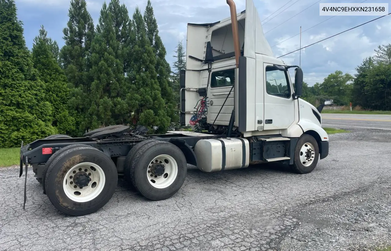 4v4nc9ehxkn231658 4V4NC9EHXKN231658 2019 Volvo Vn Vnl