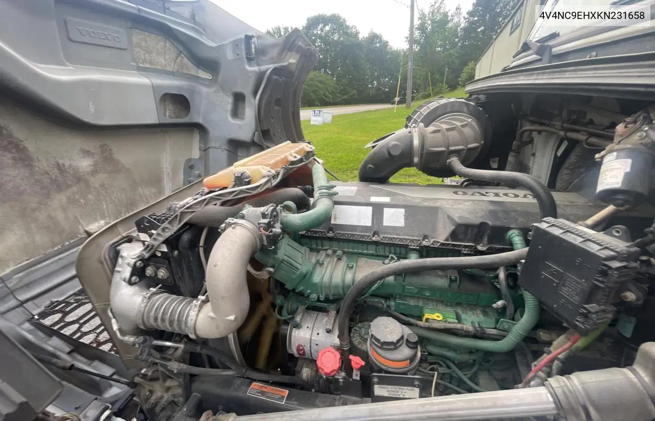 4v4nc9ehxkn231658 4V4NC9EHXKN231658 2019 Volvo Vn Vnl