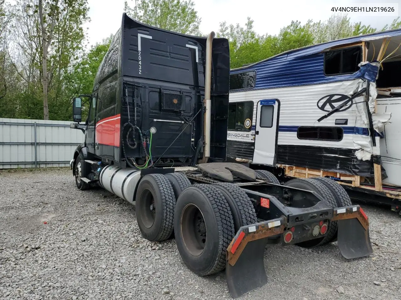 2020 Volvo Vn Vnl VIN: 4V4NC9EH1LN219626 Lot: 53565975