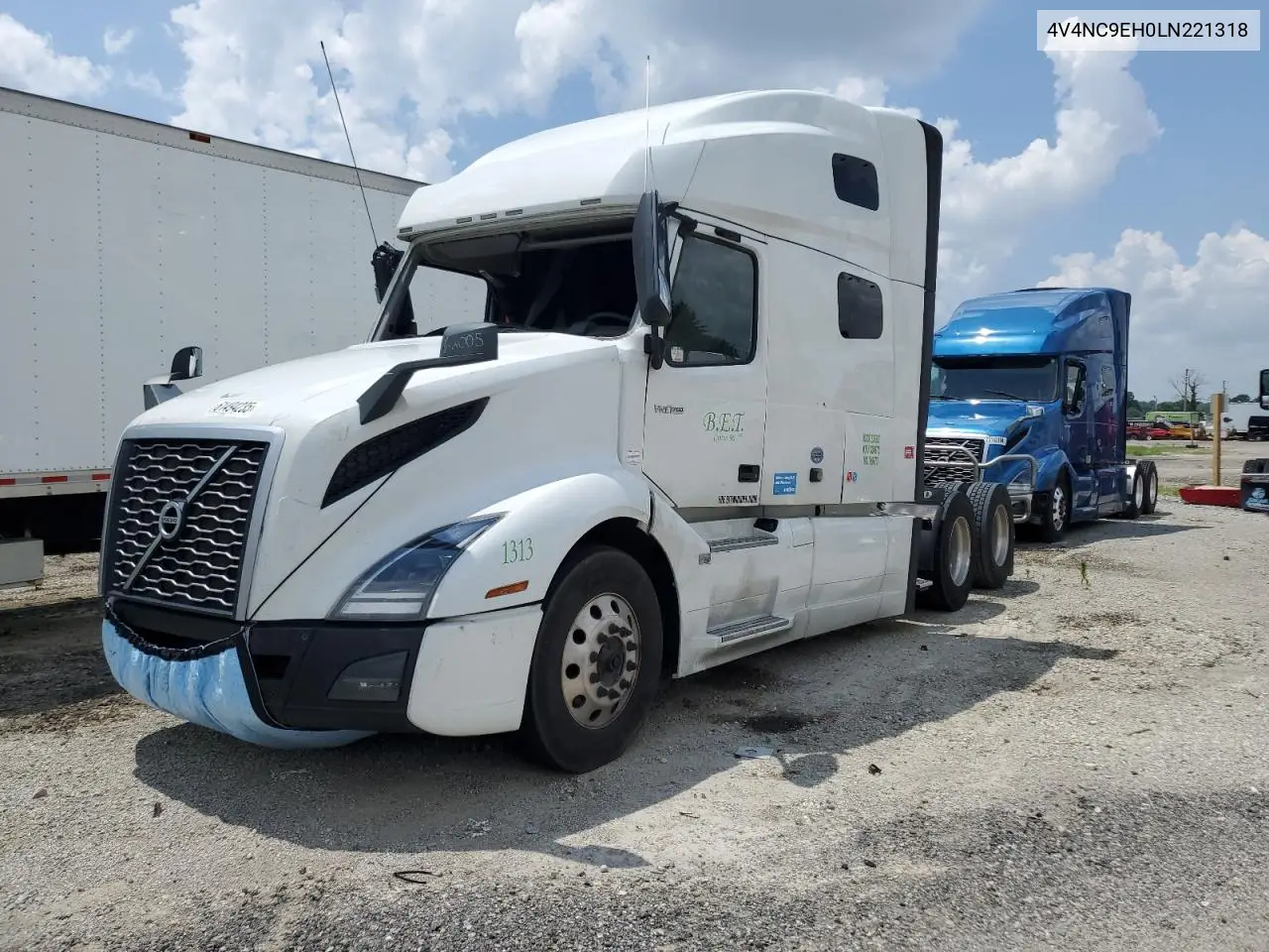 2020 Volvo Vn Vnl VIN: 4V4NC9EH0LN221318 Lot: 61494235