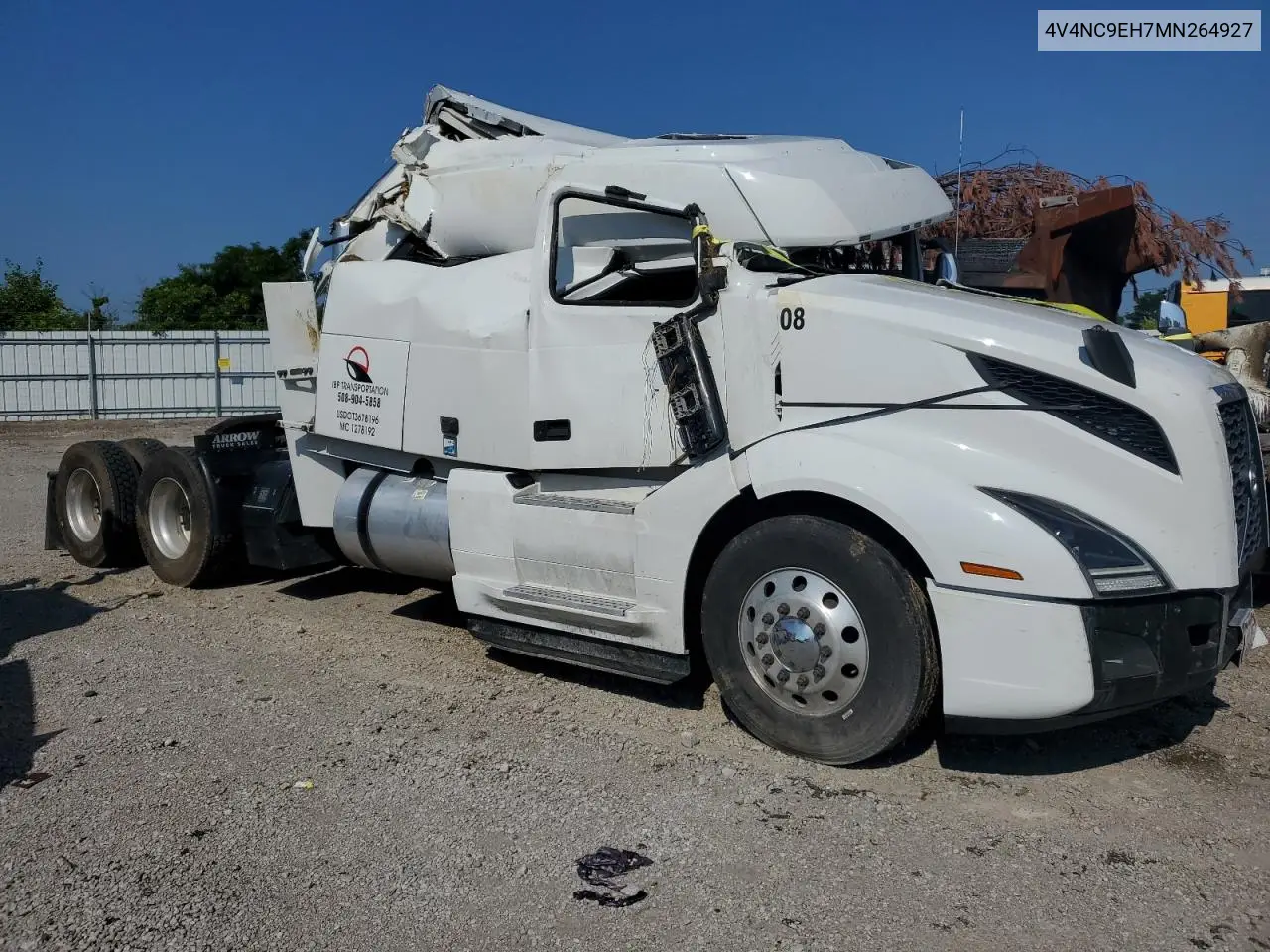 2021 Volvo Vn Vnl VIN: 4V4NC9EH7MN264927 Lot: 62146395