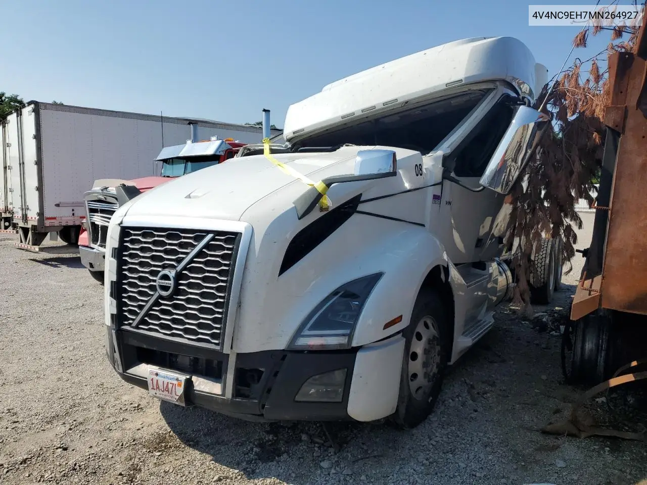 2021 Volvo Vn Vnl VIN: 4V4NC9EH7MN264927 Lot: 62146395
