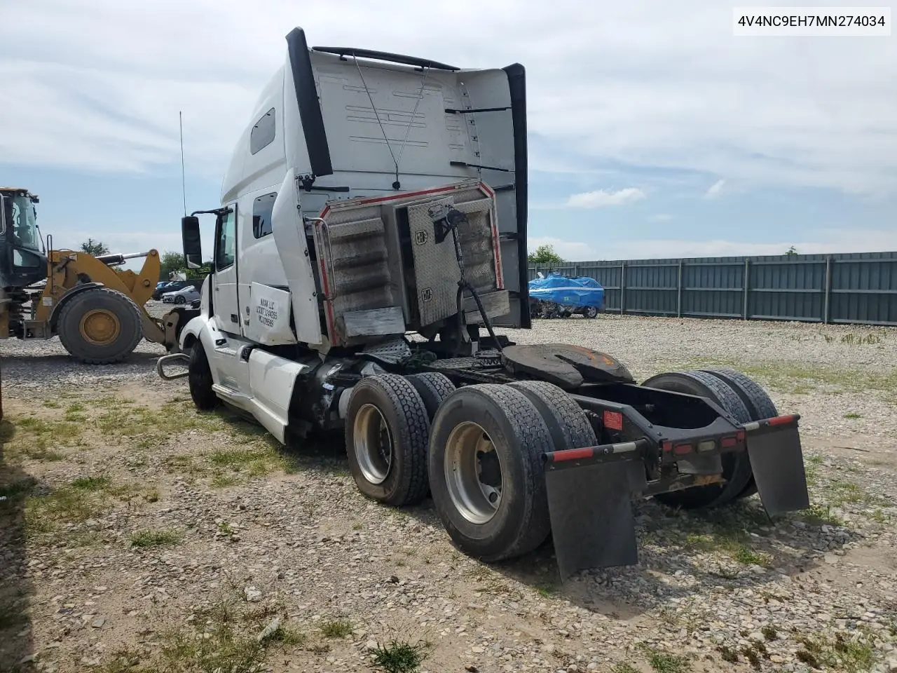 2021 Volvo Vn Vnl VIN: 4V4NC9EH7MN274034 Lot: 62837535