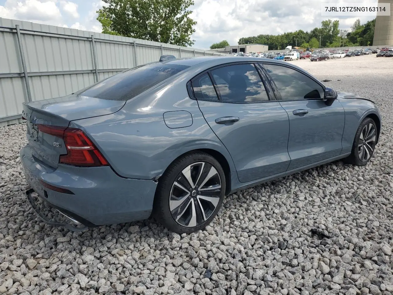 2022 Volvo S60 B5 Momentum VIN: 7JRL12TZ5NG163114 Lot: 62841475