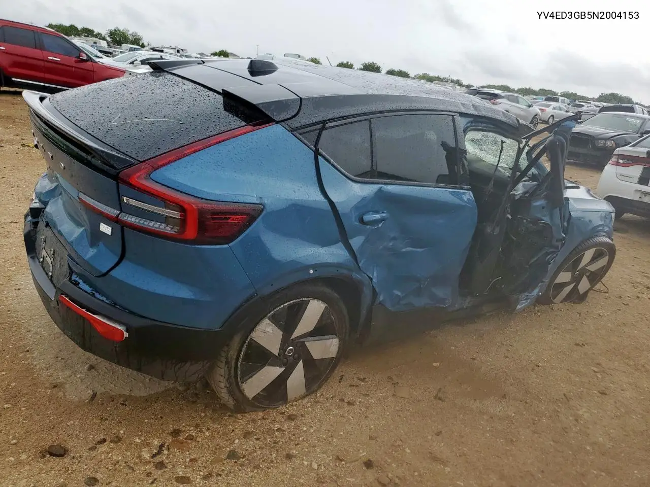 2022 Volvo C40 P8 Recharge Ultimate VIN: YV4ED3GB5N2004153 Lot: 63116185