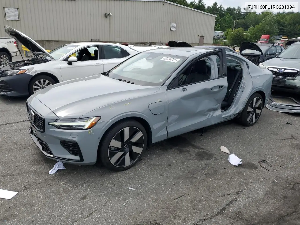 2024 Volvo S60 Plus VIN: 7JRH60FL1RG281394 Lot: 62720735