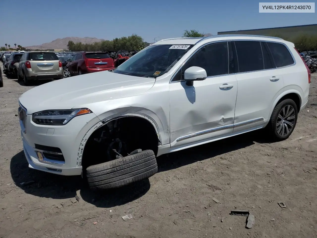 2024 Volvo Xc90 Core VIN: YV4L12PK4R1243070 Lot: 62787925