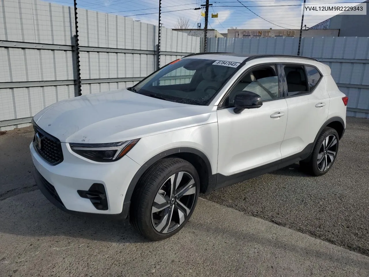 2024 Volvo Xc40 Ultimate VIN: YV4L12UM9R2229343 Lot: 87847045