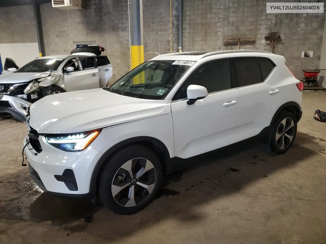 2025 Volvo Xc40 Core VIN: YV4L12UJ5S2604026 Lot: 63060135