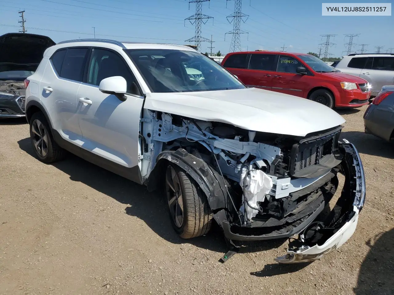 2025 Volvo Xc40 Core VIN: YV4L12UJ8S2511257 Lot: 63221075