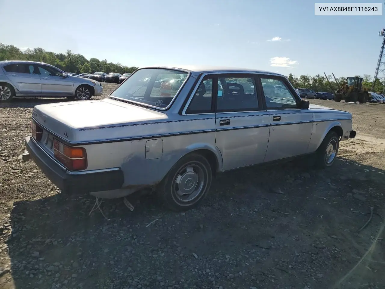 1985 Volvo 244 Dl VIN: YV1AX8848F1116243 Lot: 57331255