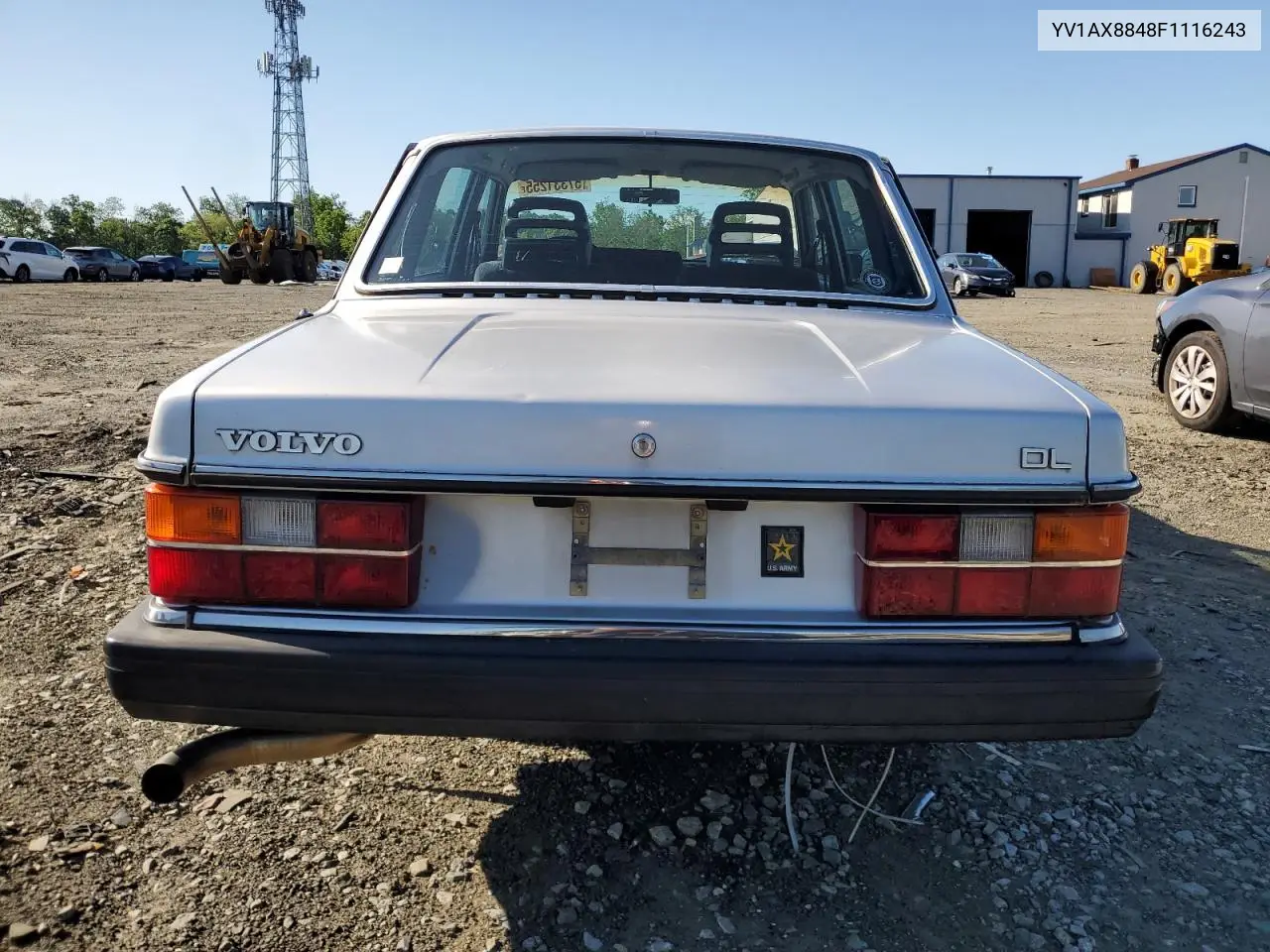 1985 Volvo 244 Dl VIN: YV1AX8848F1116243 Lot: 57331255