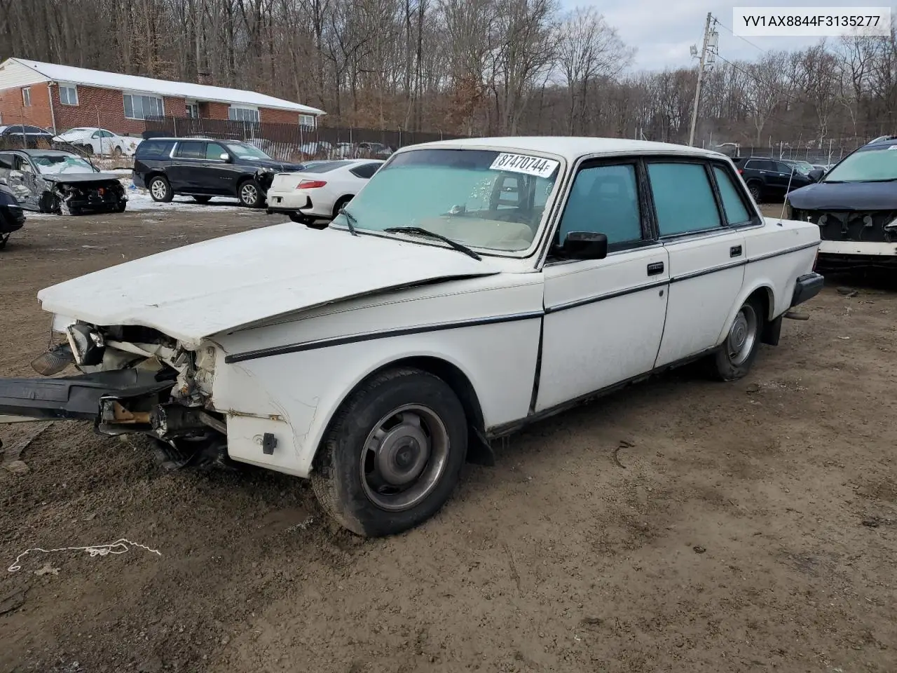 1985 Volvo 244 Dl VIN: YV1AX8844F3135277 Lot: 87470744