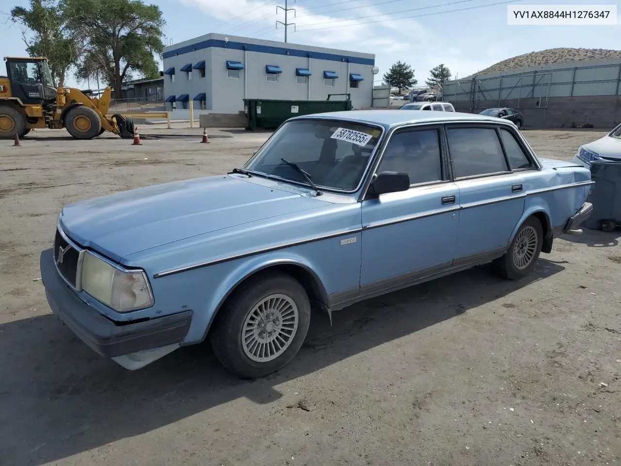 1987 Volvo 244 Dl VIN: YV1AX8844H1276347 Lot: 58782555