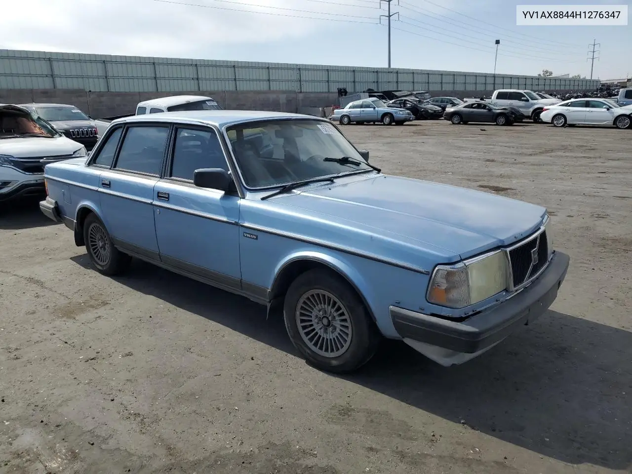 1987 Volvo 244 Dl VIN: YV1AX8844H1276347 Lot: 58782555