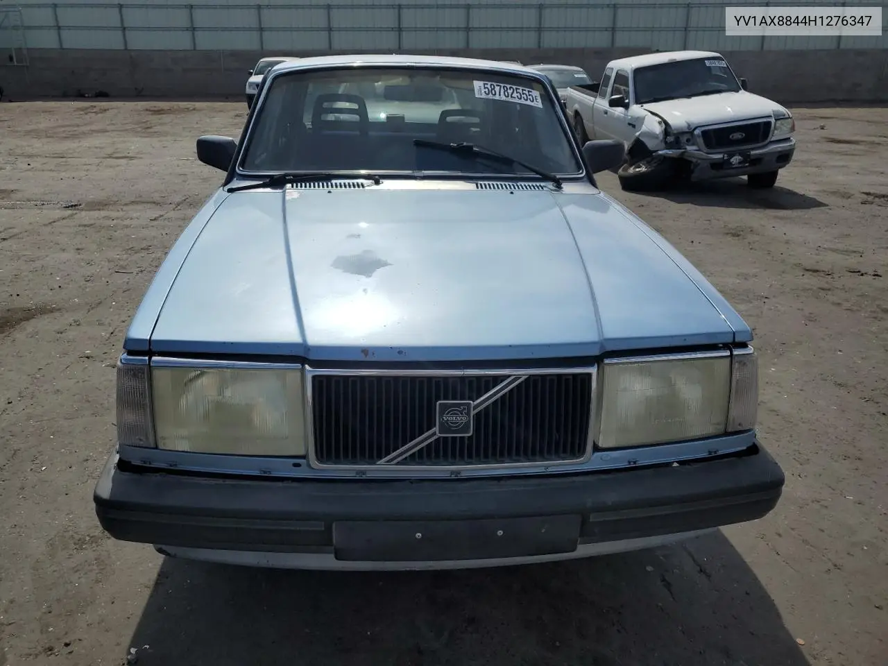 1987 Volvo 244 Dl VIN: YV1AX8844H1276347 Lot: 58782555