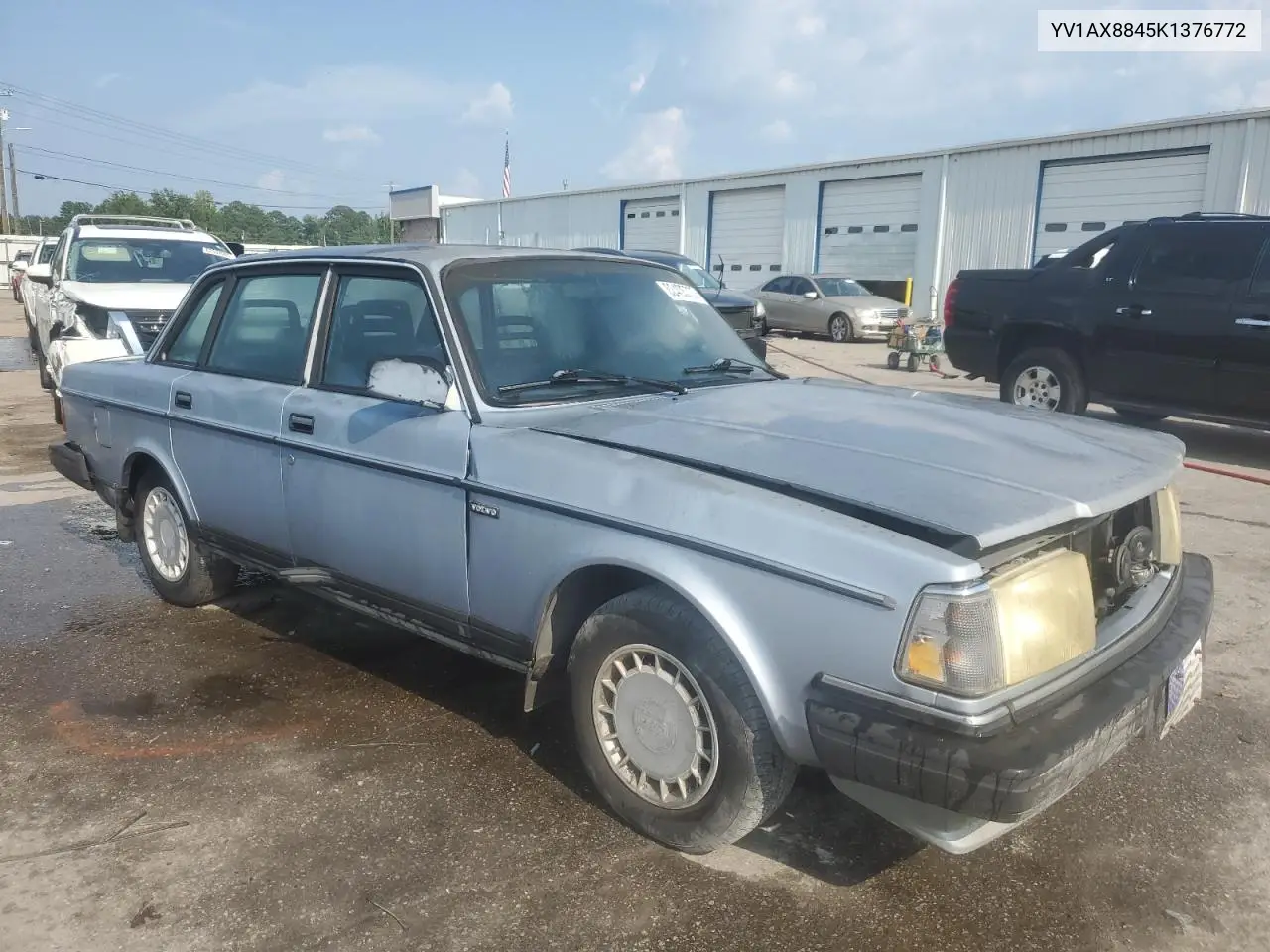 1989 Volvo 244 Dl VIN: YV1AX8845K1376772 Lot: 62405735