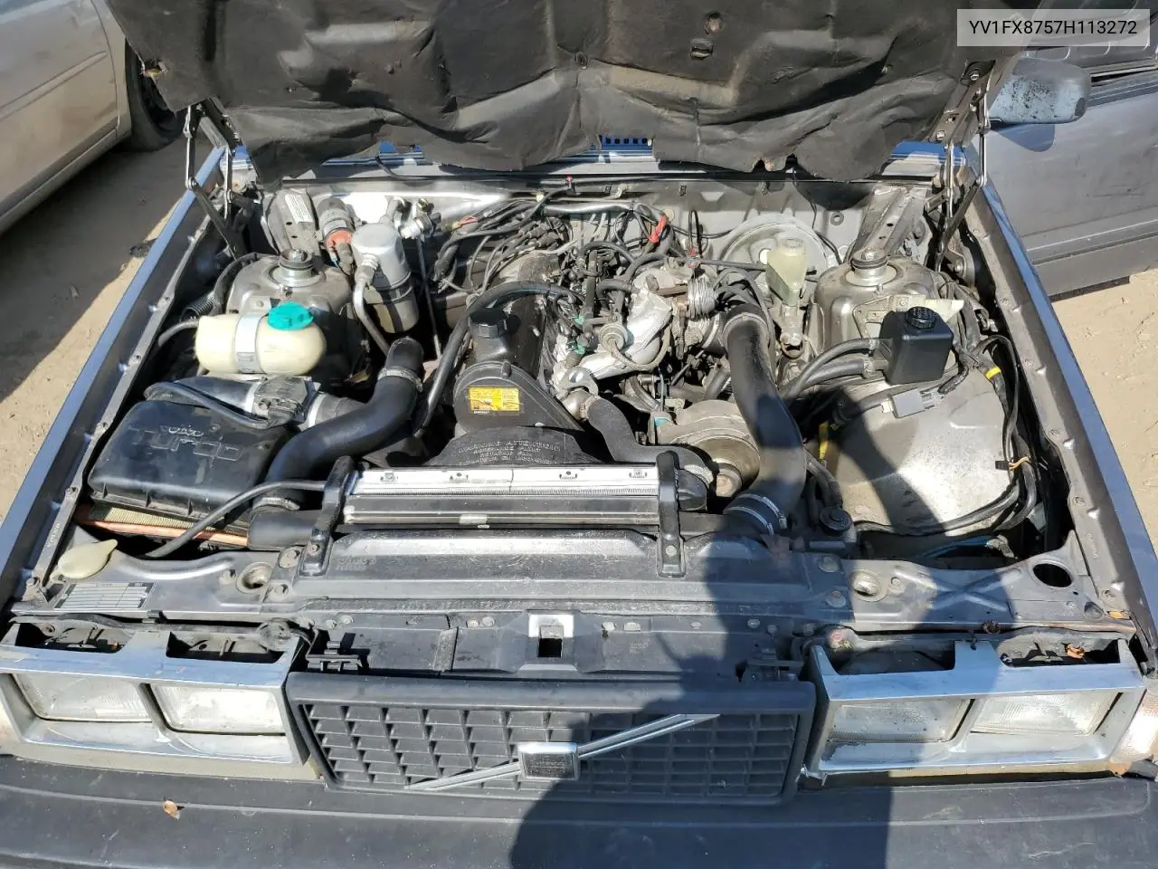 1987 Volvo 740 Gle VIN: YV1FX8757H113272 Lot: 54231785