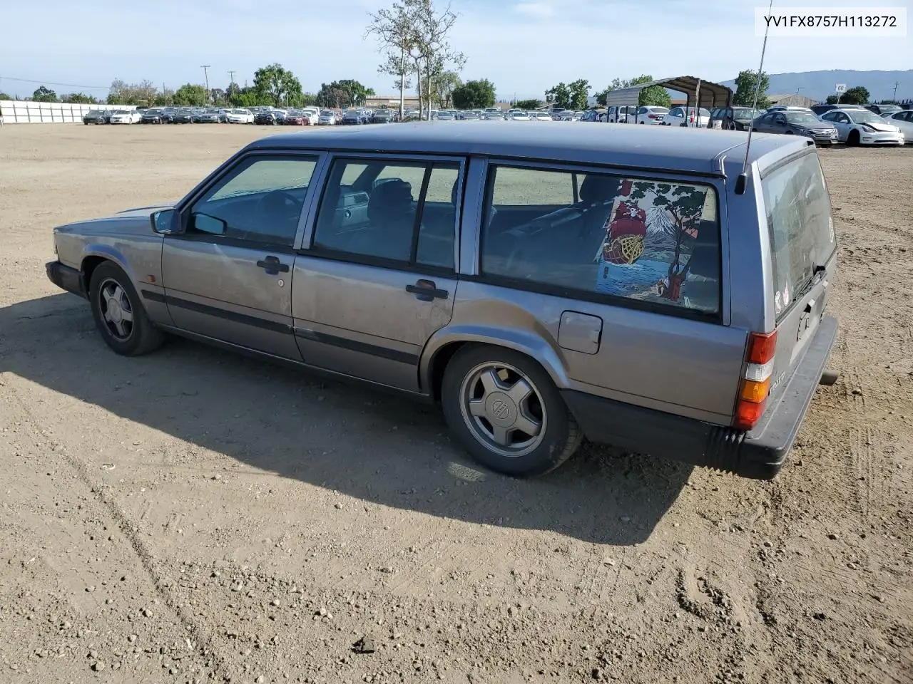 1987 Volvo 740 Gle VIN: YV1FX8757H113272 Lot: 54231785