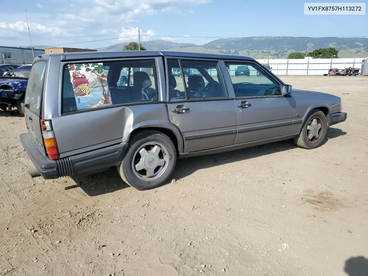 1987 Volvo 740 Gle VIN: YV1FX8757H113272 Lot: 54231785
