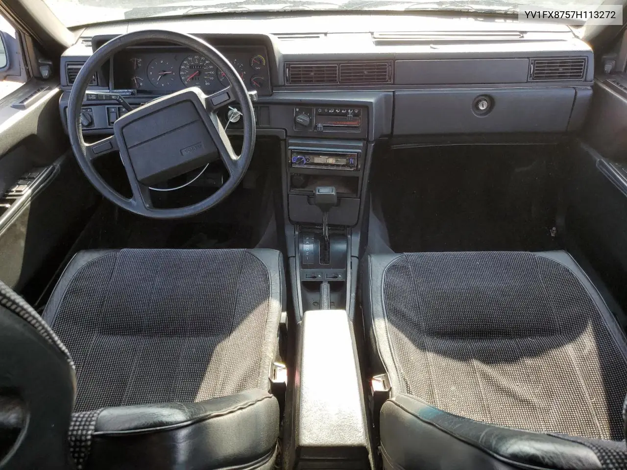 1987 Volvo 740 Gle VIN: YV1FX8757H113272 Lot: 54231785