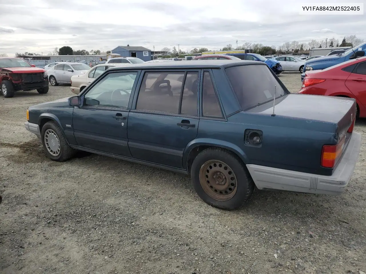 1991 Volvo 740 VIN: YV1FA8842M2522405 Lot: 47664895