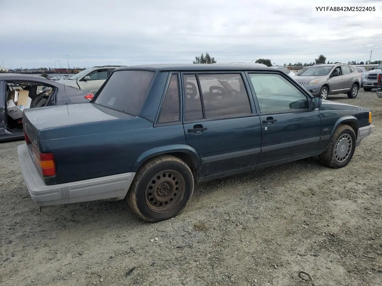 1991 Volvo 740 VIN: YV1FA8842M2522405 Lot: 47664895