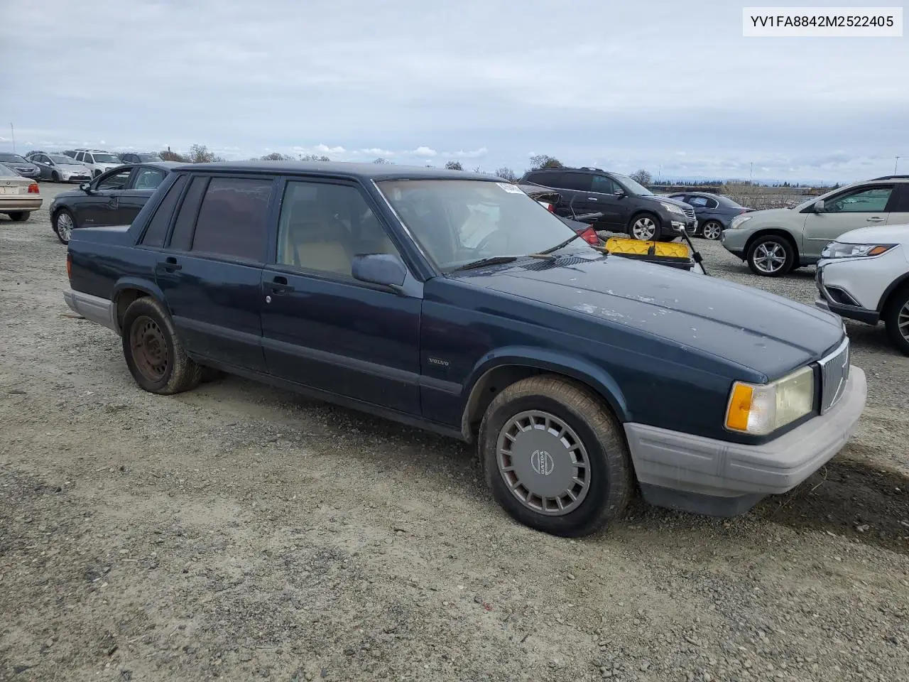 1991 Volvo 740 VIN: YV1FA8842M2522405 Lot: 47664895