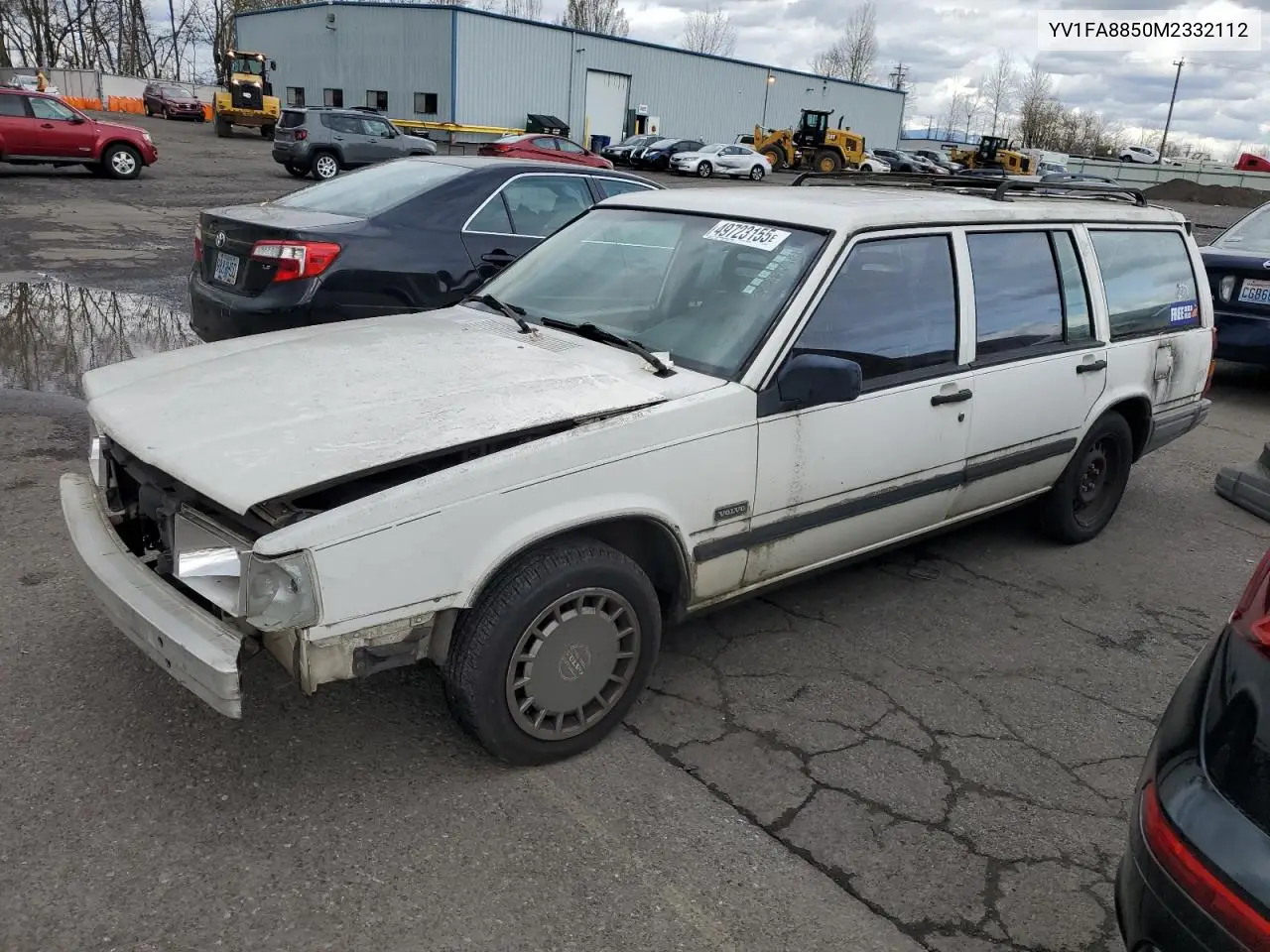 1991 Volvo 740 VIN: YV1FA8850M2332112 Lot: 49723155