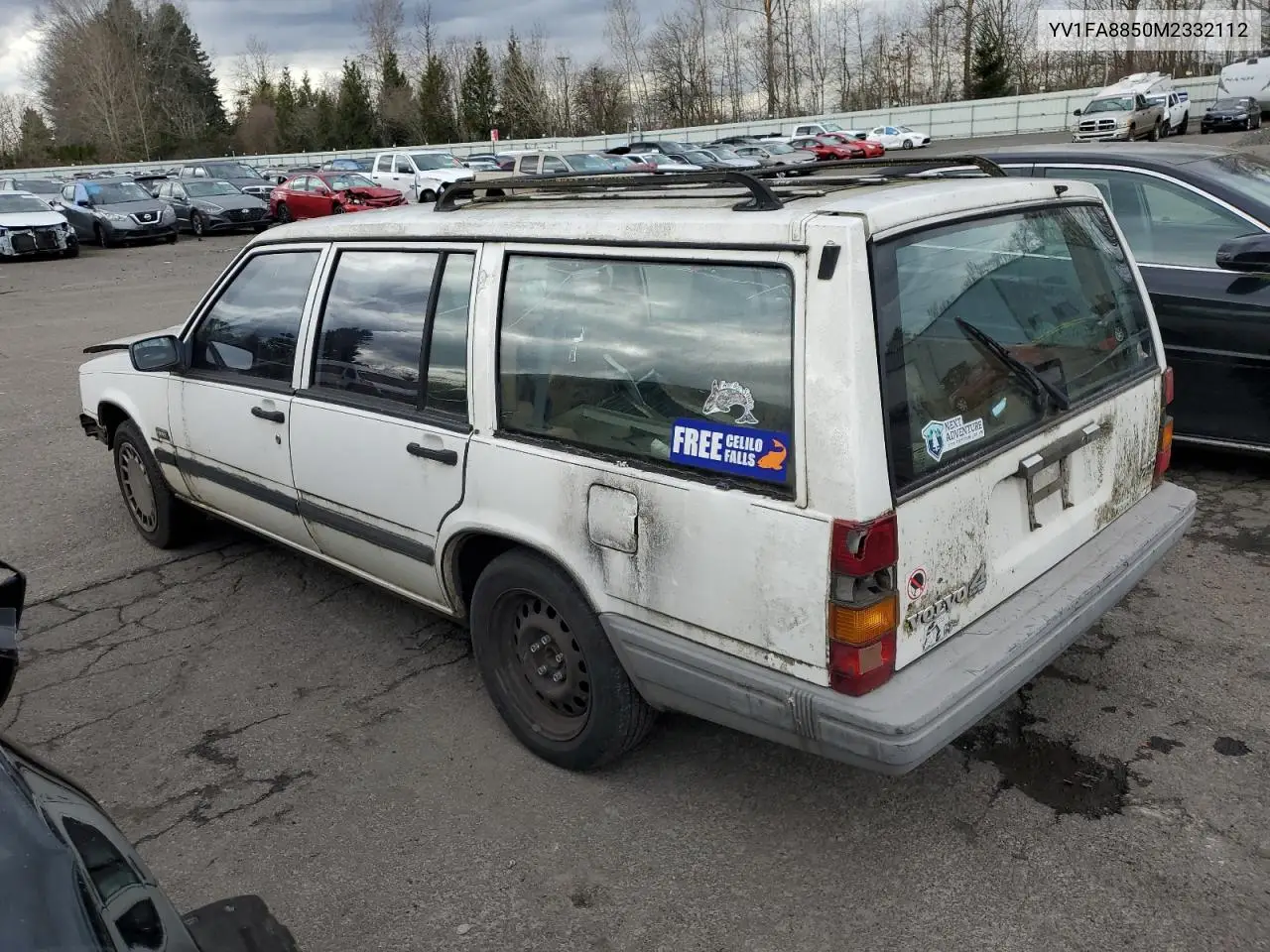 1991 Volvo 740 VIN: YV1FA8850M2332112 Lot: 49723155