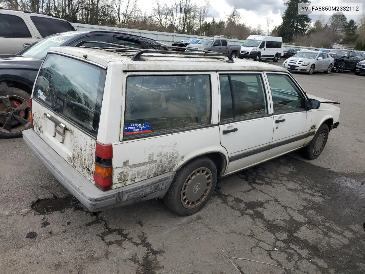 1991 Volvo 740 VIN: YV1FA8850M2332112 Lot: 49723155