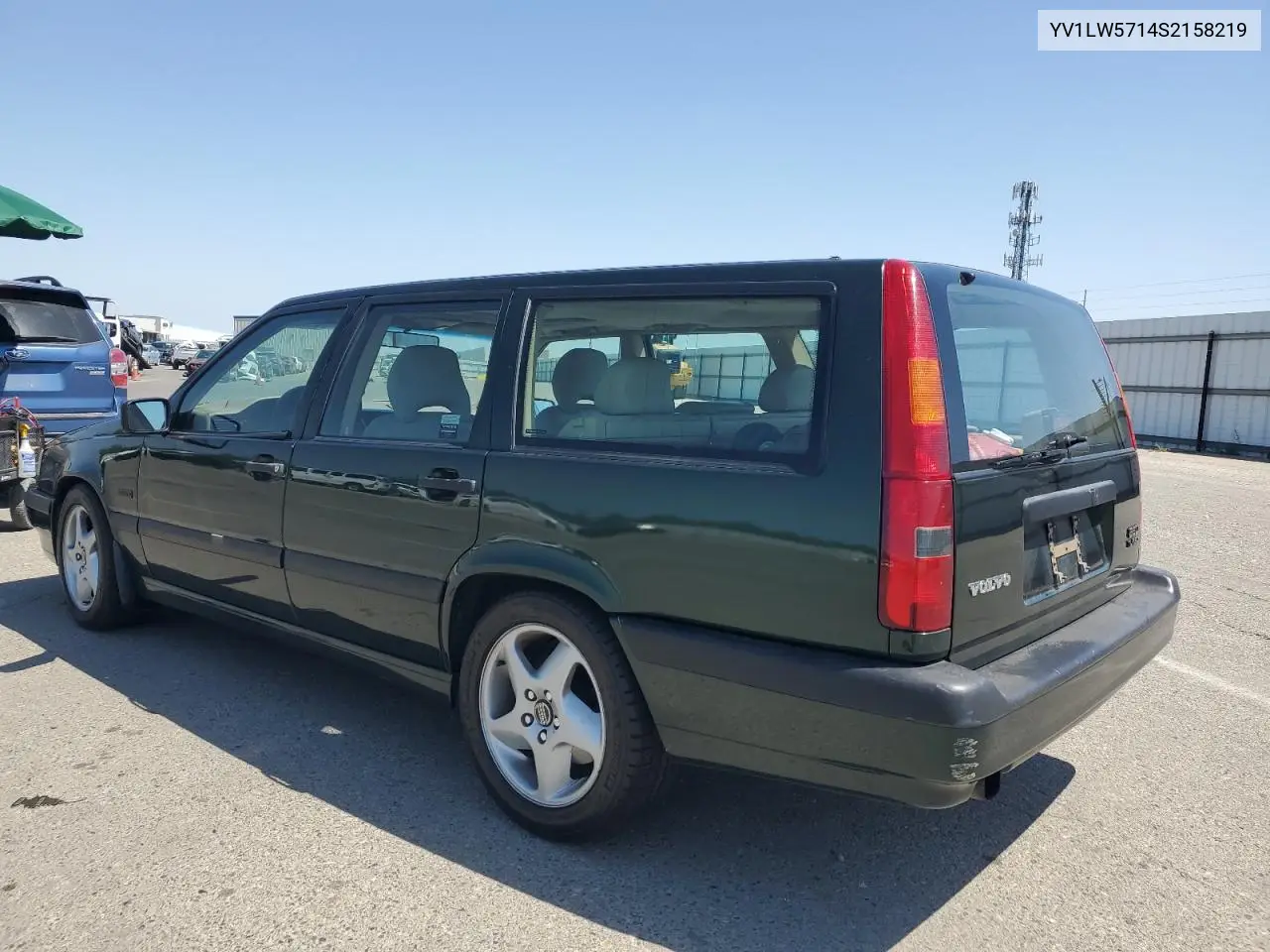 1995 Volvo 850 VIN: YV1LW5714S2158219 Lot: 58787695