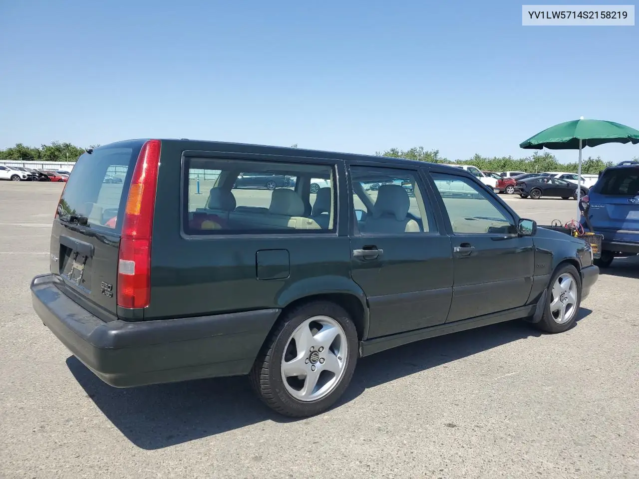 1995 Volvo 850 VIN: YV1LW5714S2158219 Lot: 58787695
