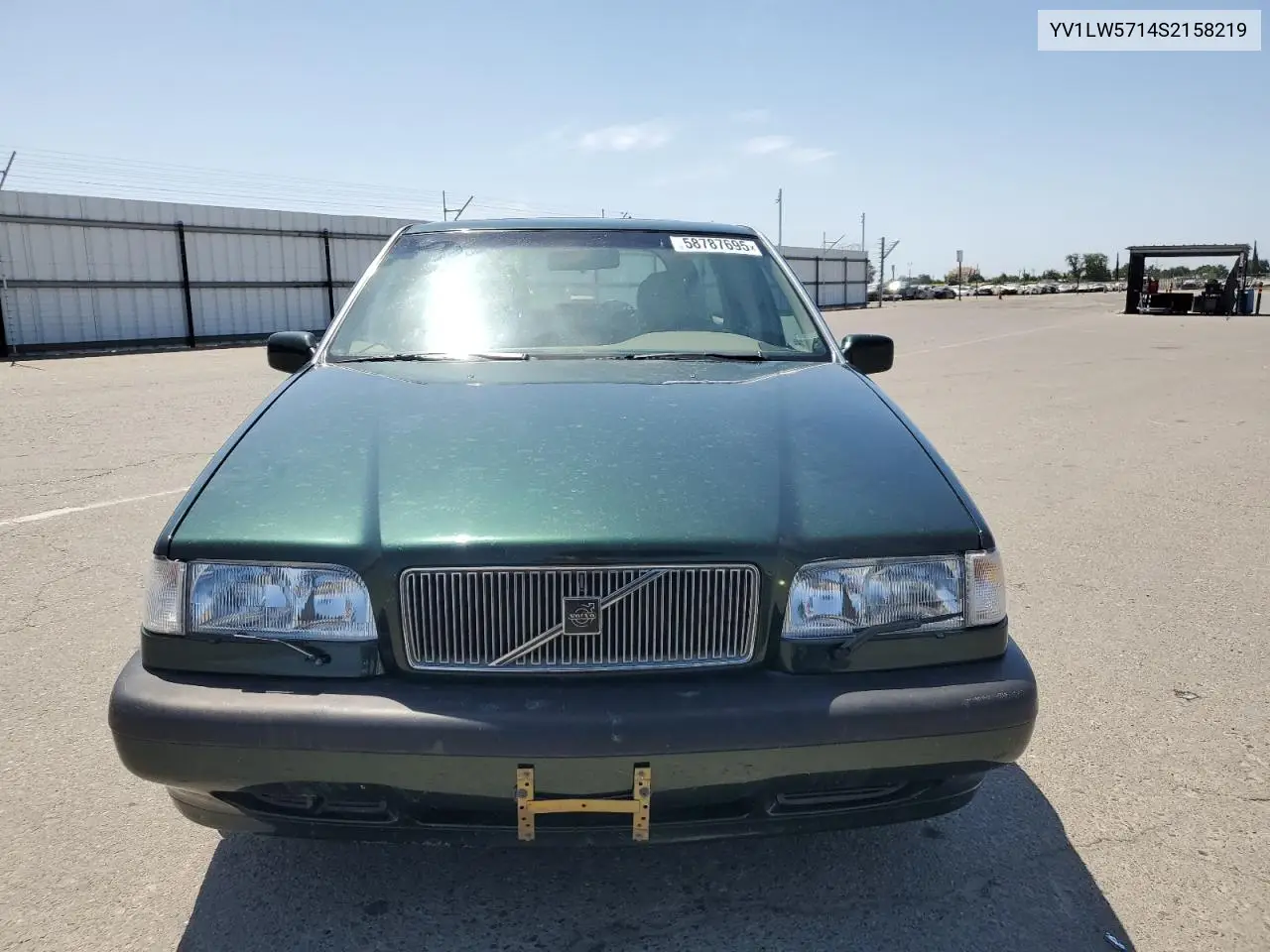 1995 Volvo 850 VIN: YV1LW5714S2158219 Lot: 58787695