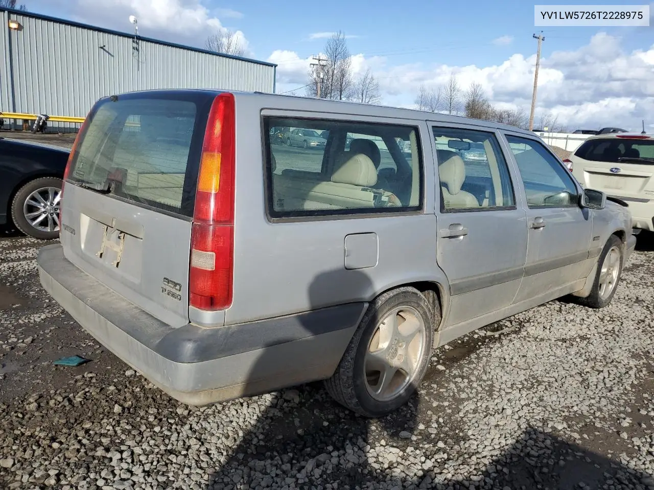 1996 Volvo 850 VIN: YV1LW5726T2228975 Lot: 47834325